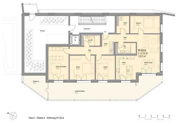 Grundrispläne Haus 1
